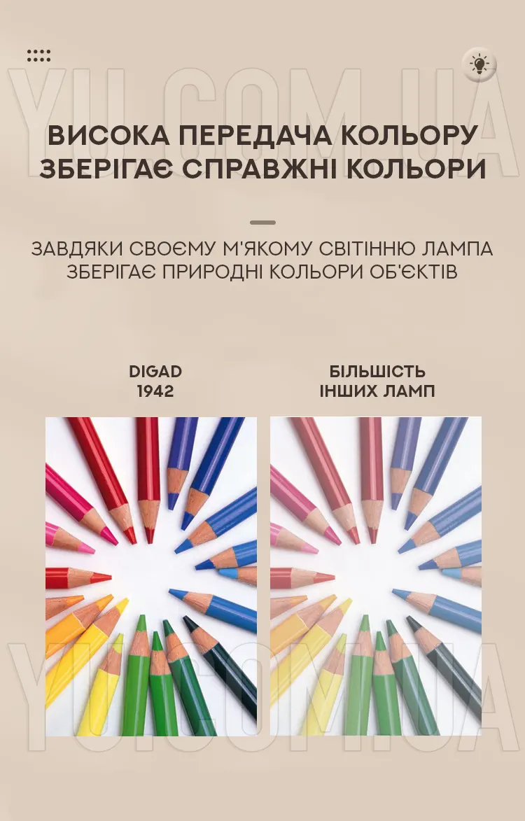 Гибкая настольная LED лампа на прищепке DIGAD 1942 Гибкая настольная LED лампа на прищепке DIGAD 1942